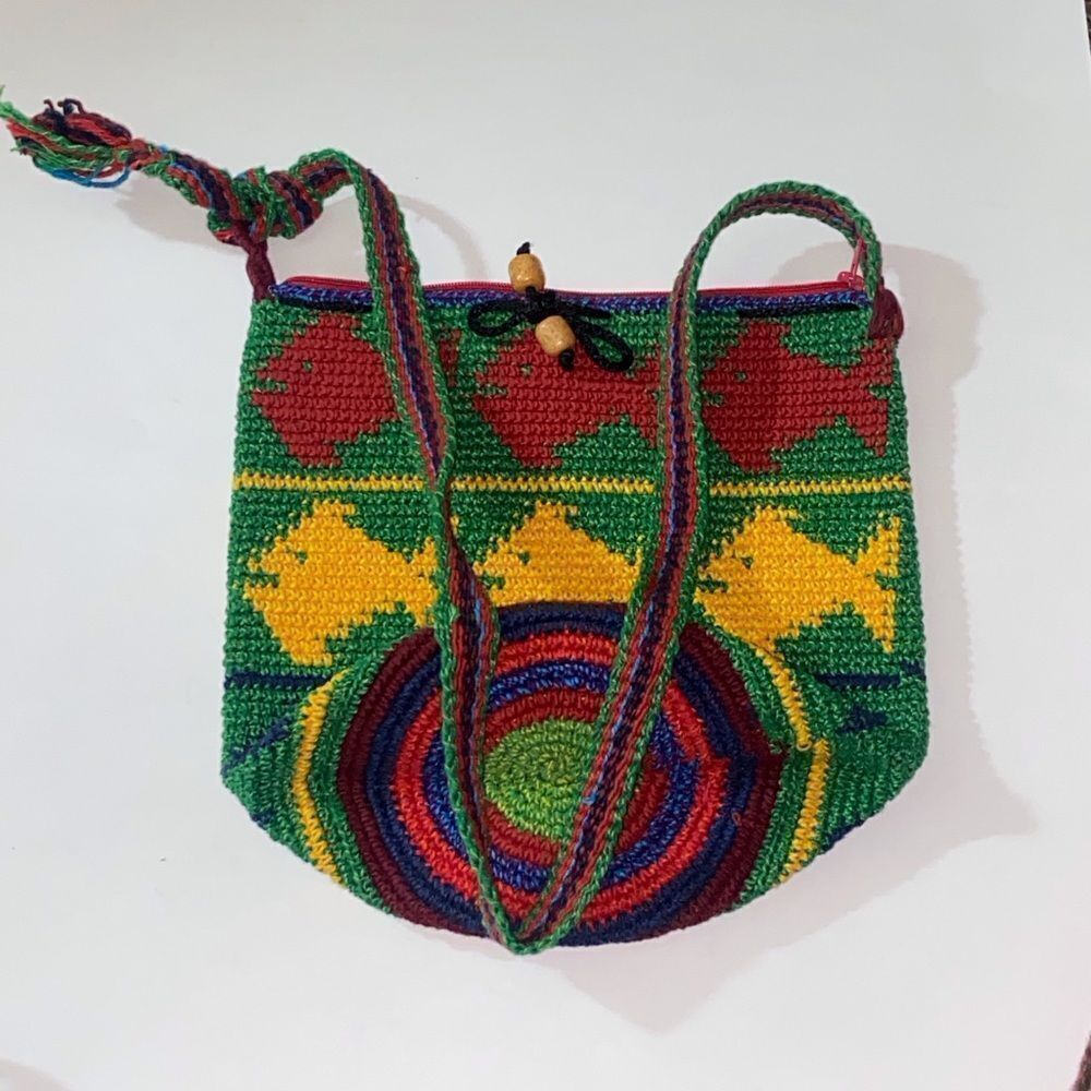Wayuu Multicolor Handcrafted Women's Shoulder Bag